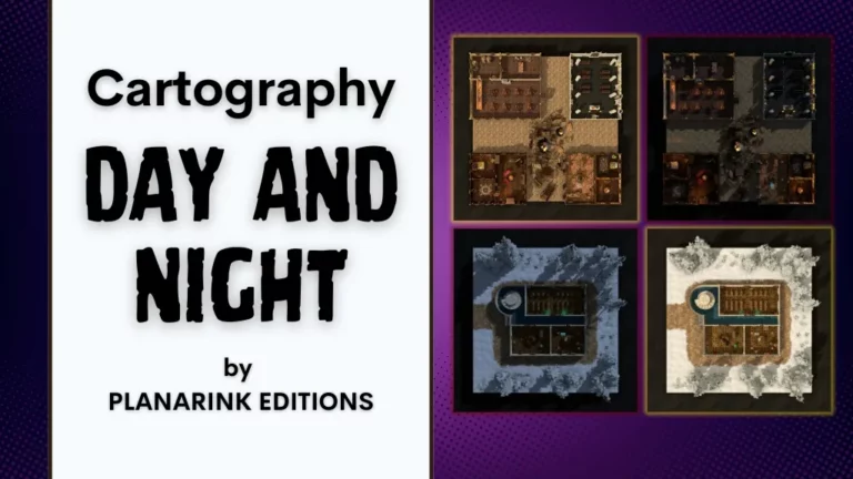 Day & Night Cartography : 100+ Maps for TTRPGs – JPG & VTT